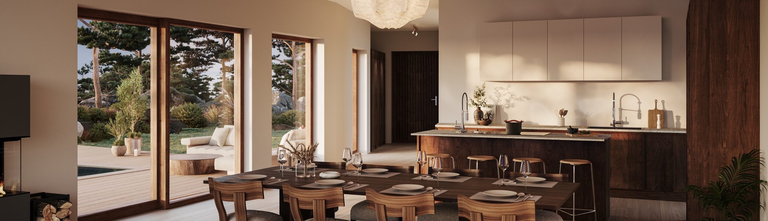 3D rendering - Porfyrberget matplats